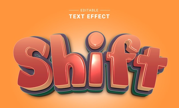 Bearbeitbarer Texteffekt für Illustrator