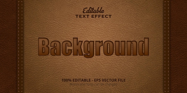 Bearbeitbarer Texteffekt, Hintergrundtext