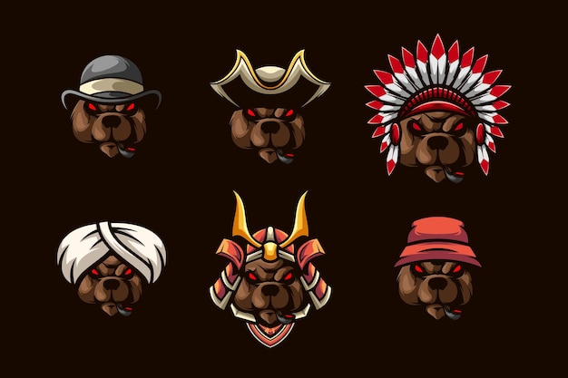 Bears head set design