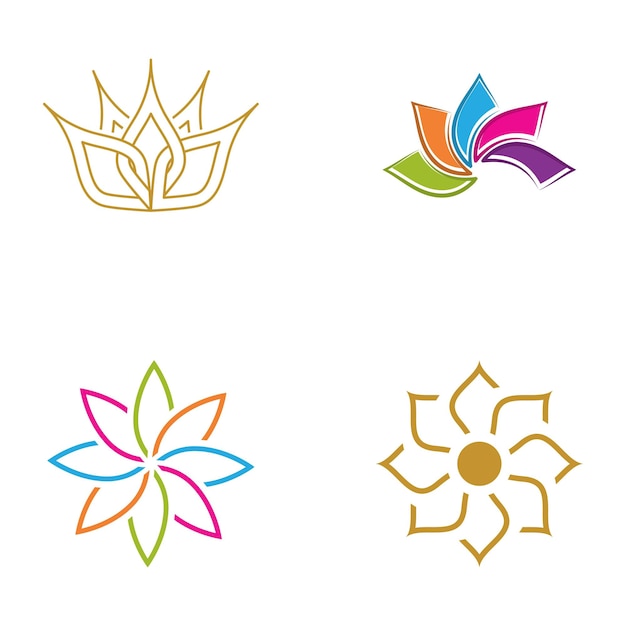 Beauty-Blume-Vektor-Symbol