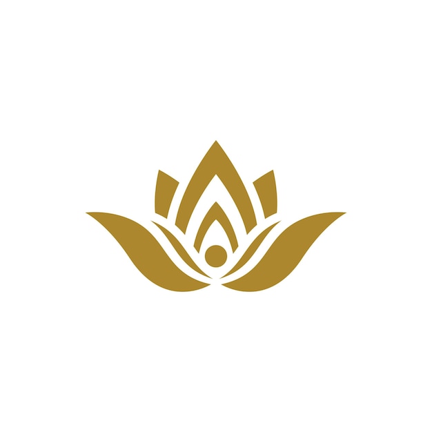 Beauty lotus logo bilder illustrationsdesign