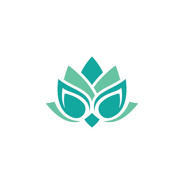 Beauty lotus logo bilder illustrationsdesign