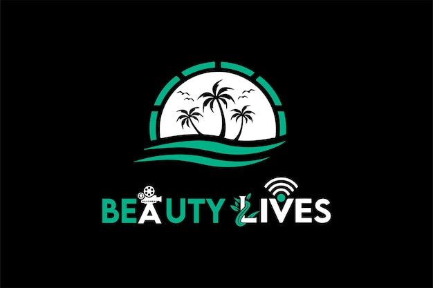 Beauty media camera live-logo