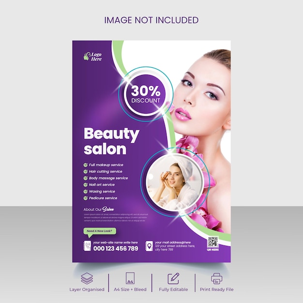 Beauty-salon-flyer-vorlagen-design