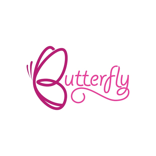 Beauty-Schmetterling-Icon-Design