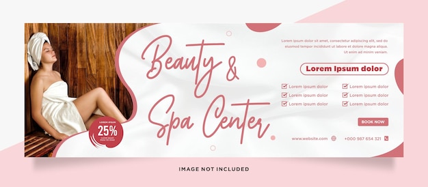 Vektor beauty- und spa-social-media-instagram-post oder banner-vorlage