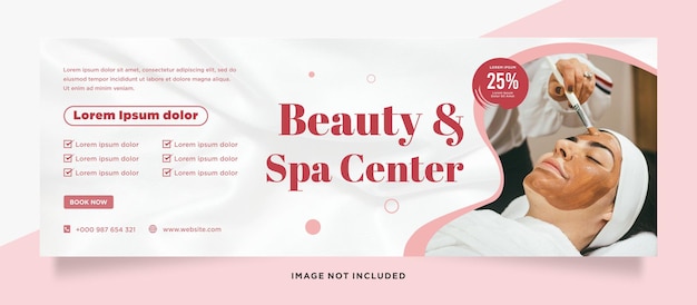 Beauty- und spa-social-media-instagram-post oder banner-vorlage