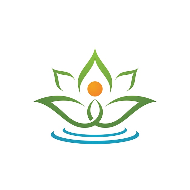 Beauty-vektor-lotus-symbol  Premium-Vektor