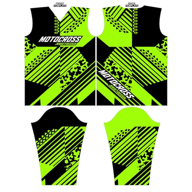 Bedruckbares Sublimations-Motocross-Langarmtrikot-Design