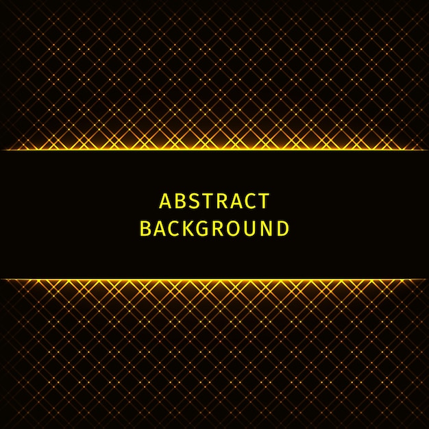 Beleuchtet abstrakte Form auf dunklem Hintergrund