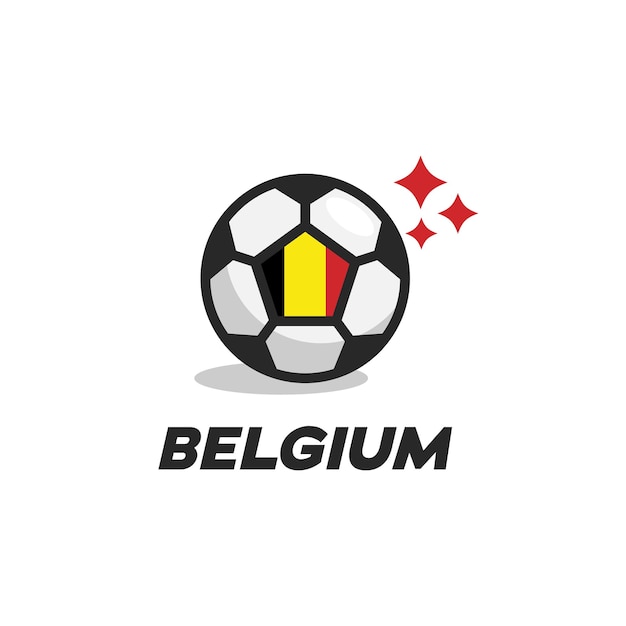 Belgien-ball-flagge