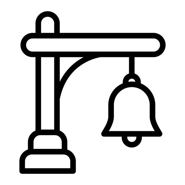 Bell-Vektor-Ikonen-Design-Illustration