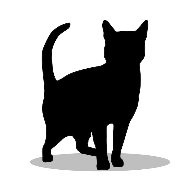 Bengalische Katzen-Silhouette-Ikonen