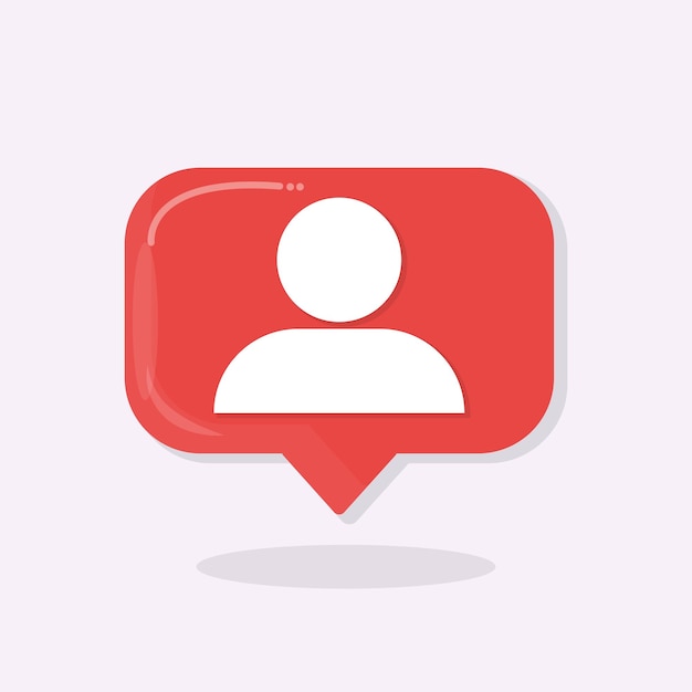 Benutzer-Follower-Symbole Social Media