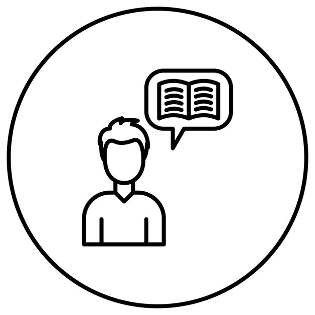 Benutzer-Story-Icon-Vektorbild kann für die Computerprogrammierung verwendet werden