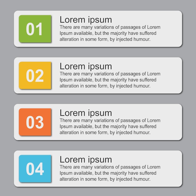 benutzerdefiniertes Infografik-Design-Präsentationselement