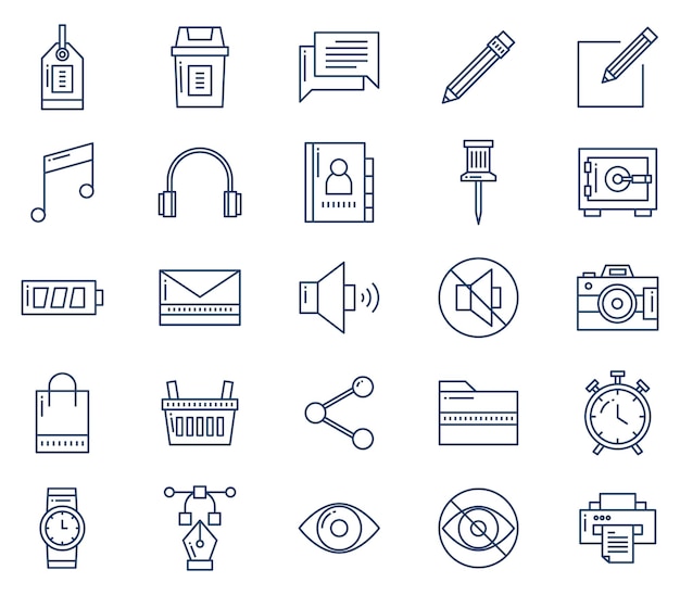 Benutzeroberfläche, grundlegendes UI-Icon-Set, Web-Icon