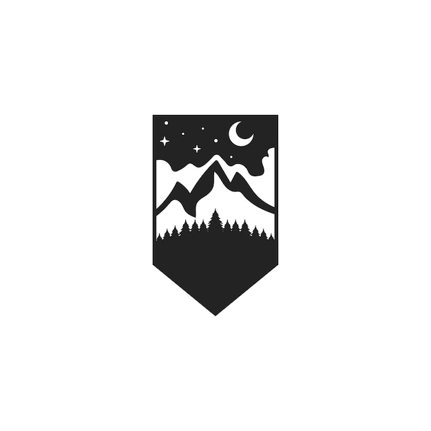 Berg-Logo-Design-Vorlage Symbol-Vektor-Inspiration