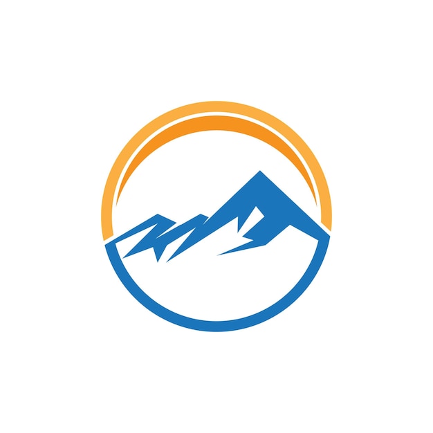 Berg-Symbol Logo Vorlage Vektor-Illustration-design