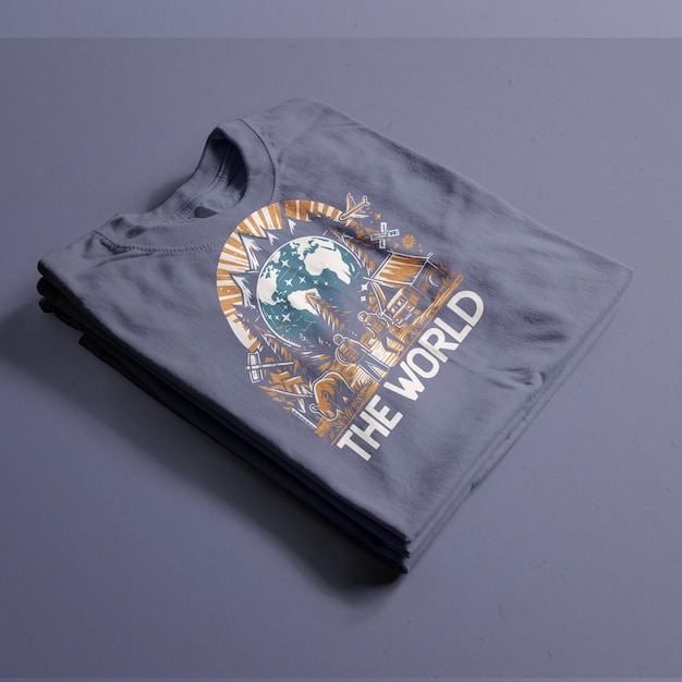 Vektor bergcamping-druckdesign für t-shirts