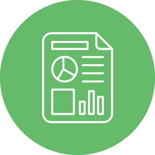 Bericht-Icon-Vektorbild kann für die Produktivität verwendet werden