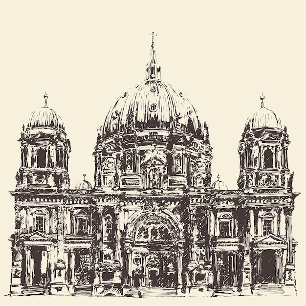 Berliner dom. berliner dom, deutschland