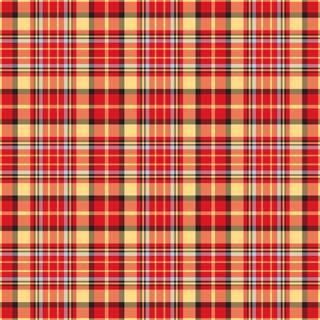 Überprüfen Sie das nahtlose Karomuster. Tartan.