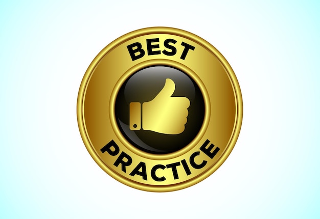 Best-Practice-Icon-Design-Illustration Best-Praktik-Schaltfläche für das UI-Design von mobilen Apps und Websites