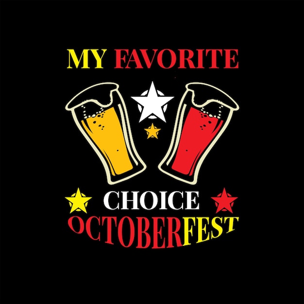 Vektor bester fröhlicher oktoberfest t-shirt design vektor