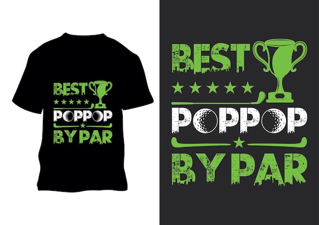 Bester pop-pop von par retro-vintage-t-shirt-design