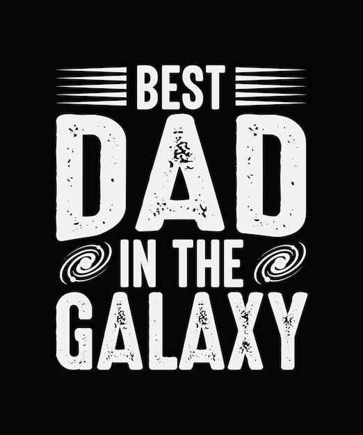 Bester Vater im Galaxie-Vatertag-T-Shirt-Design