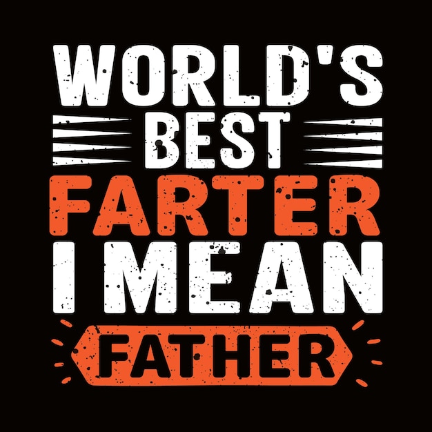 Bester Vater, T-Shirt-Design des Vaters