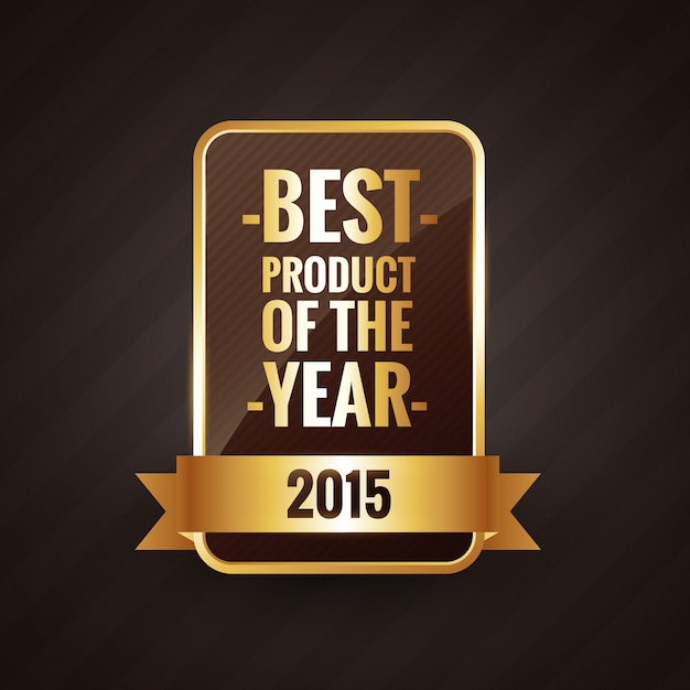 Bestes produkt des jahres 2015 golden