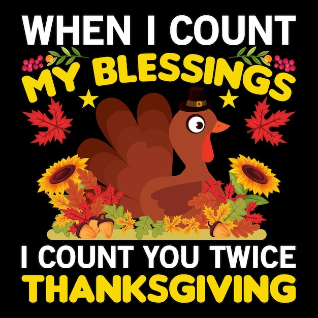 Vektor bestes thanksgiving-t-shirt-design