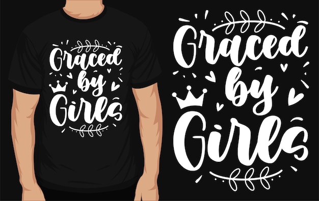 Bestes typografie-t-shirt-design