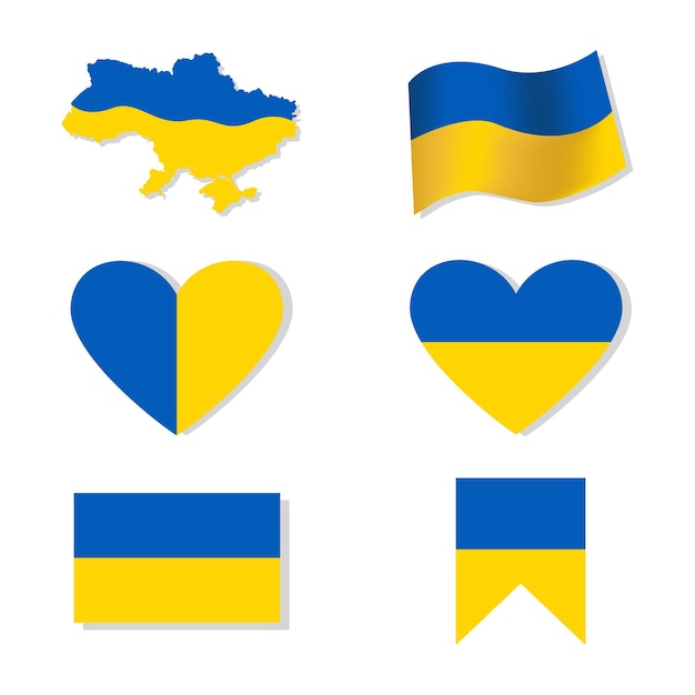 Beten Sie für den Frieden Ukraine Vector flache Illustration auf weißem Hintergrund Konzept des Betens der trauernden Menschheit Kein Krieg