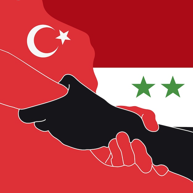 Beten sie für die türkei und syrien. hilfe für die türkei und syrien beim erdbeben 2023. helfende hand