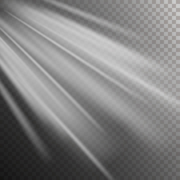 Bewegungswellen-Effekt Dynamische weiße Linie auf einem transparenten Hintergrund