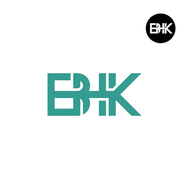 BHK-Logo-Buchstaben-Monogramm-Design