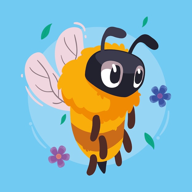 Biene fliegender Tierfrühling