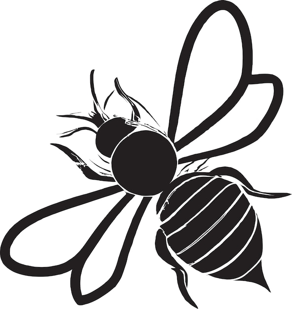 Bienenhonig-Logo-Vorlage