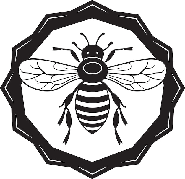 Bienenkopf-monogramm-bienenkronen-design