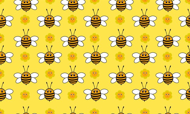 Bienenmuster Illustration