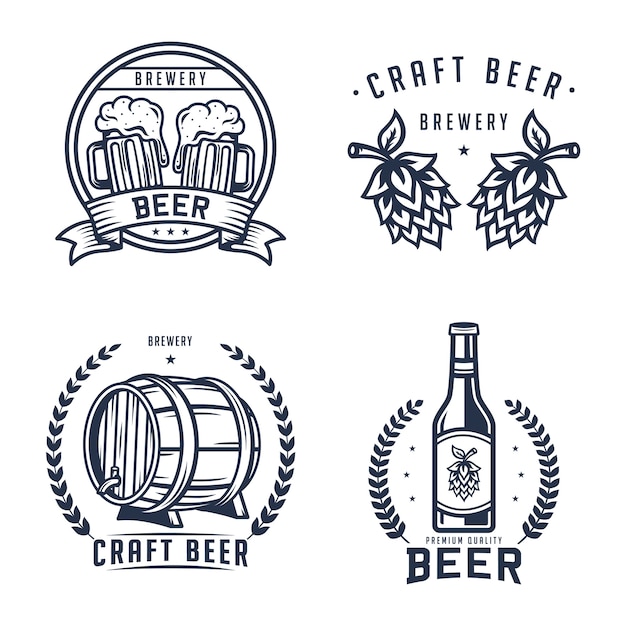 Bier-Emblem-Set