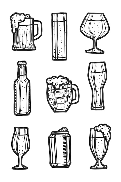 Bier-Icon-Set