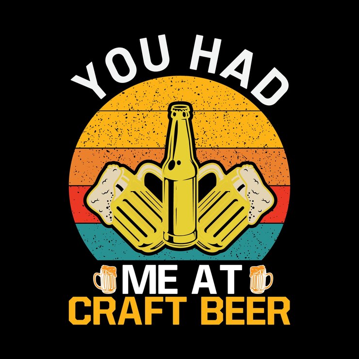 Vektor bier-t-shirt-design-vektor
