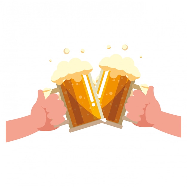 Bierkrug Glas Design