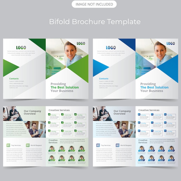 Bifold business broschürenvorlage
