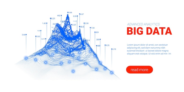 Big Data Analytics Hintergrund digitale Technologie Tapete