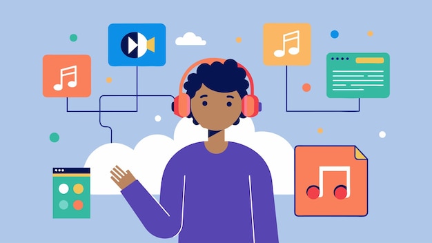Vektor big data ermöglicht es musik-streaming-plattformen, genau vorherzusagen, welche songs oder künstler ein benutzer mögen